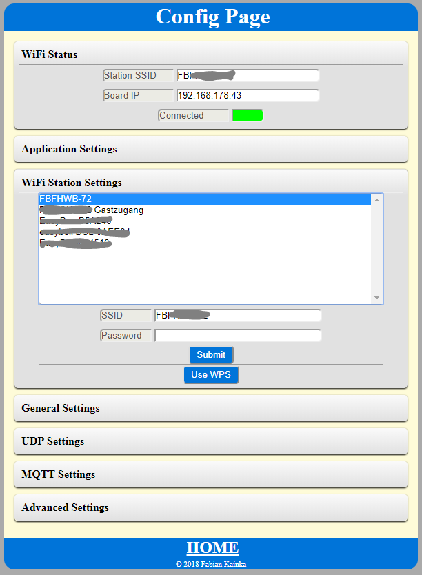 Am eingenen WLAN anmelden